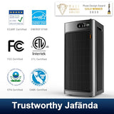 Jafända Air Purifier for Home Office Room Up to 6862 ft², Dual Carbon Air Filter Air Cleaner, Smart Whole House HEPA Air Purifiers