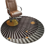 Office Chair Mat for Carpet Bedroom Round Floor Mat