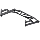 SELEWARE 48'' Multi-grip Pull Up Bar Wall Mount Heavy Duty Chin Up Bar with Hangers for Heavy Bag Home Gym Strength Workout Straps Support 500 lbs SELEWARE