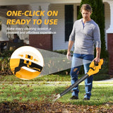 Leaf Blower Cordless, 21V Cordless Blower with 2 x 3.0Ah Battery, 540CFM 140 MPH Battery Powered Leaf Blower, Lightweight Handheld Blower