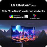 LG ‎27GS93QE 27-inch Ultragear OLED Gaming Monitor