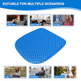 TONINT Large Gel Seat Cushion for Long Sitting with Non-Slip Cover,Soft & Breathable,Seat Cushion