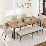 GAOMON 78.7 Inch Long Kitchen Table for 6-8, Dining Room Table for Kitchen Living Room, Large Rectangular Dinner Tables
