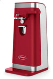 Montgomery Ward Ginny's Delicious Red 50W Electric Can Opener with Stainless Steel Blade and Knife Sharpener (Delicious Red)