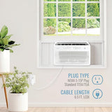 Keystone 10,000 BTU Window Mounted Inverter Air Conditioner, 115V, Energy Star Window Air Conditioner for Rooms up to 450-Sq.Ft. with Quiet Operation and Remote Control