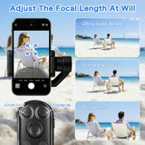 duskeep Bluetooth Camera Remote Shutter with Zoom for iPhone Android, Vlogs