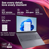 Lenovo Gaming Laptop, AMD 6-core Ryzen 5 7535HS, 8GB DDR5 RAM, 512GB PCIe SSD, Radeon 660M Graphics, 15" FHD IPS Display, Copilot AI Assistant PC, BT 5.3, Wi-Fi 6, Moonlight Grey Windows 11 Home
