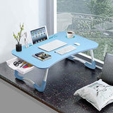 Portable Bed Desk for Laptop, Computer Tray with Cup Holder Notebook Stand Reading Holder for Couch Floor