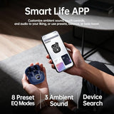 Adaptive Hybrid Active Noise Canceling 2026 Wireless Earbuds, 6 Mics ENC Clear Call Ear Buds