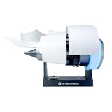 Turbofan Engine Model Kit That Works, 1/24 Scale DIY Assembly 3D Printed Functional Simulation A38X Aircraft Turbofan Engine Model Kit with Variable Speed, Desktop Display for Mechanical Science