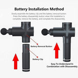 RKUVPAE Massager Gun,Portable Body Muscle Massager,Portable Body Muscle Massager,Deep Tissue Percussion Muscle Massage for Pain Relief