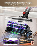 SVHT Cordless Vacuum Cleaner, 450W 40KPA Vacuum Cleaners for Home, 45Mins Lightweight Stick Vacuum with Advanced Green Light Tech, Rechargeable Battery Vacuum for Carpet,Pet Hair,Hardwood Floor