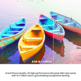 SYLVOX 65'' Outdoor Google TV Weatherproof 4K Television, Built-in Chromecast Voice Assistant SYLVOX