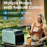 OUTOHOME Portable Air Conditioner, 5100 BTU 110V Quiet 4-in-1 Cooling AC Unit for Rooms up to 200 Sq Ft, with Fan & 24H Timer for Camping, Tent, Truck, Home