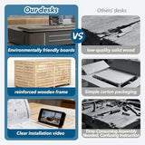 L-Shape Modern Executive Desk, L-Shape Office Executive Desk
