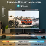 Quntis Monitor Light Bar PRO+ with Remote Control, Fit for Curved/Flat Monitor