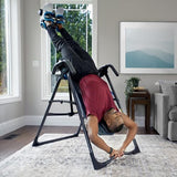 Teeter FitSpine X1 Inversion Table, Decompression Surface for Full-Body Stretch, Ergo Embrace Ankle Supports, Integrated Accessories, UL Safety Certified, Heavy-Duty 300 lb Capacity