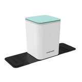 Mini Car Trash Can with Press Lid, 3L / 0.79 Gallon Small Garbage Bin