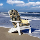 TWLEAR Indoor/Outdoor Adirondack Chair Cushions 44 x 19 x 4 Inch, Tufted Outdoor Rocking Chair Cushion