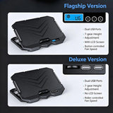 Multi Level Adjustable Silent LCD Screen Notebook Cooling Device