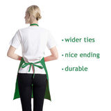TSD STORY Total 15 PCS Mixed Plain Color Bib Aprons Bulk for Women Men Adult with 2 Front Pockets Chef Cooking Painting Baking(12colours,15pcs)