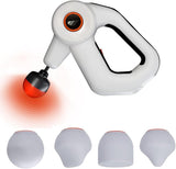 Wellbody Lite Muscle Relief Lite Deep Tissue Massage Gun | Heat Ball Tech for Trigger Points & Painful Knots | Hand-Held Convenience, 3 Speeds, Portable Massager for Muscle Recovery