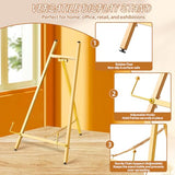 4 Pack Metal Easel Stand 16.5" H x 8.7" W x 4.3" D Table Top Easel Stand for Display