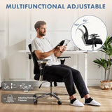 DUMOS Big and Tall Office Desk Chair with Lumbar Support, 500lbs Heavy Duty Mesh Ergonomic Computer Chair