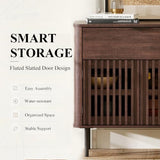 WAMPAT 72.8" Tall 7 Tiers Bookshelf with Doors & Drawer for Home Office
