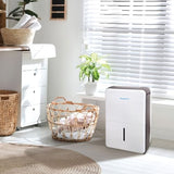 Keystone Energy Star 35-Pint Portable Dehumidifier for Extra Large Rooms Up to 3,000 Sq.Ft. with Auto-Shutoff & Timer, Quiet Home Dehumidifier and Moisture Absorber For Basement, Garage, Living Room