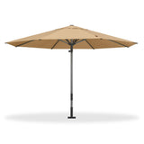 PURPLE LEAF Commercial Market Table Umbrella 13 FT Semi Auto Lift, Beige