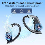 Earbuds Wireless Earbuds 120H Playback Bluetooth 6.1 Headphones IPX7 Waterproof Stereo Bass Over-Ear Headphones