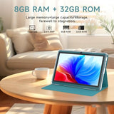 7 inch Android 14 Tablet, 7'' HD IPS Touchscreent, Quad-Core