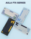 Wireless Mechanical Keyboard, Hot Swappable Creamy Keyboard, Pre-lubed Reaper Switches