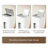 Automatic Manual Dual Mode Paper Shredder 100 Sheets Office Document Shredder