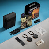 10X42 Compact Binoculars for Adults - Long Distance, High Powered Binoculars with Travel Case - Bright Light & Large Field of View - Lightweight, Water & Fog Proof, Hunting, Bird Watching Tanaview