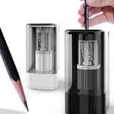 YMGSCC Black White Professional Electric Sharpener Pencil Electric Heavy Duty Mechanical