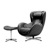 Nouhaus Heated Classic Massage Chair Full Body and Spot Massaging Recliner with Ottoman, Bluetooth Speaker, in-Chair Charger. Portable Shiatsu Body Massager Chair (Black)