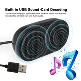 BXNSDFS Computer Speaker Plug & Play Portable USB-Powered Horn 3W Output for PC Laptops
