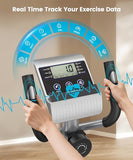 Dripex Elliptical Exercise Machine, Magnetic Elliptical Machine for Home, Hyper-Quiet Elliptical Training Machines w/ 6KG Flywheel (Blue)