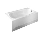 American Standard 2461002.020 Cambridge Americast 60 x 32-Inch Integral Apron Bathtub With Right-Hand Outlet, White
