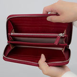 Bvlgari Men's Leather Wallet, Ruby