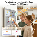 24" Digital Calendar Electronic-eCalendar WhiteBoard-Meal-Planner