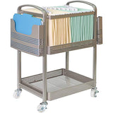 Lorell Mobile File Cart, 12.5" x 22.4" x 25.25", Metal