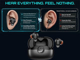Rulbovs Wireless Earbuds Bluetooth 6.0, Bass Stereo Sound with ENC Noise Cancelling Mic, LED Power Display, IP7 Waterproof, 60H Playtime, Ergonomic in-Ear Earphones for Phone Sport Laptop (Black)