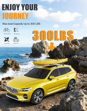 KINGGERI 300lbs Lockable Roof Rack Cross Bars Compatible with Volvo XC60 XC-60 2018-2026, Heavy Duty Anti-Theft Aluminum Roof Rails Crossbars Rooftop Accessories Luggage Racks Carrier