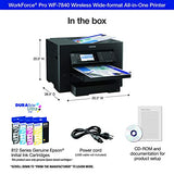 Epson Workforce Pro WF-7840 Wireless All-in-One Wide-Format Printer with Auto 2-Sided Print up to 13" x 19", Copy, Scan and Fax
