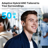 Qualcomm aptX Lossless, Dual Drivers, Translation Earbuds, Snapdragon Sound, 6 Mics AI Clear Calls, Hi-Res Sound