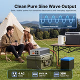 4000W Pure Sine Wave Inverter 12V DC to 120V AC Converter with LCD Remote