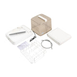 Portable Countertop Dishwasher, 800W Automatic Dishwasher, Countertop Mini Dishwashers with 360° Rotating Spray & 1.59 Gal Water Tank for Apartments Dormitories Boats Campers